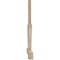 Ekena Millwork Kennewick Rough Sawn Timber Gable Bracket, Douglas Fir, 84"W x 38"H x 2"D x 4"F, 11/12 Pitch GBW084X38X0204KEN00RDF - alternate 4